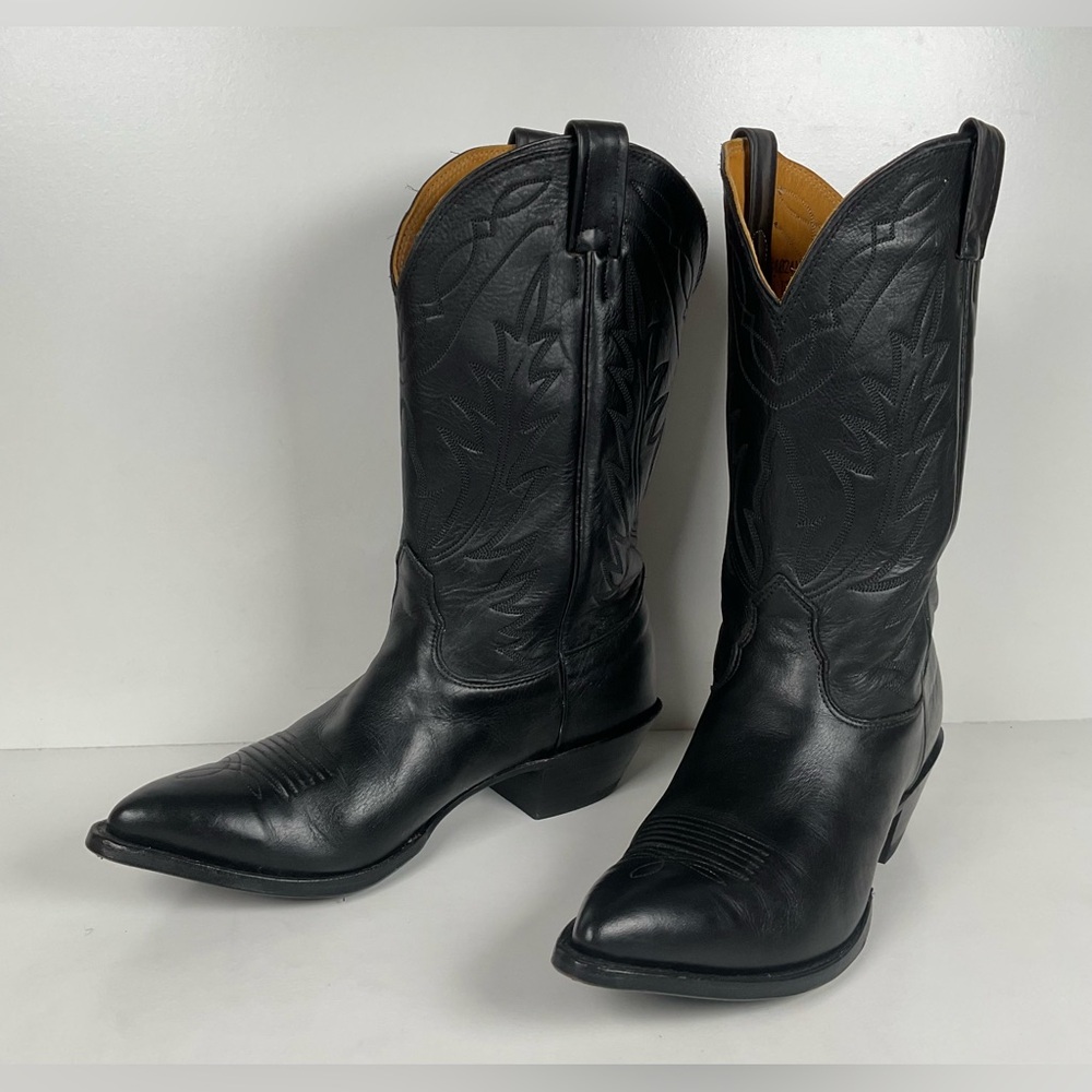 Vintage Nocona Deer Tan Cowboy Boots | USA Made | Men’s 10 C